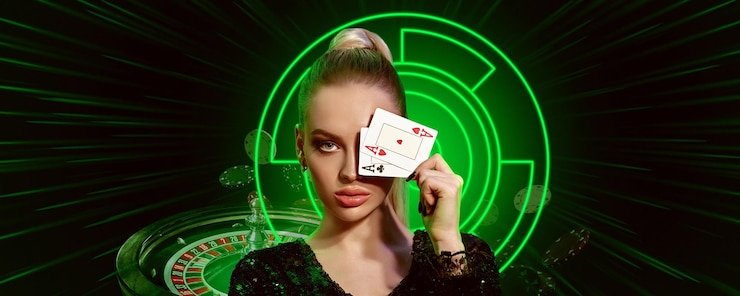 Meja roulette langsung dengan roda dan area taruhan di platform hscbet